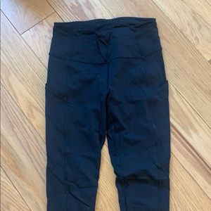 Cropped running leggings